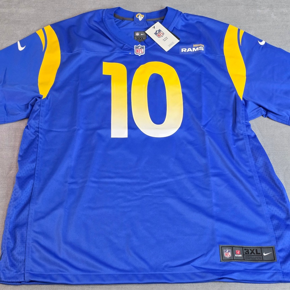 Nike Cooper Kupp Los Angeles Rams Jersey Mens 3XL Blue NFL Game Day Fan Gear